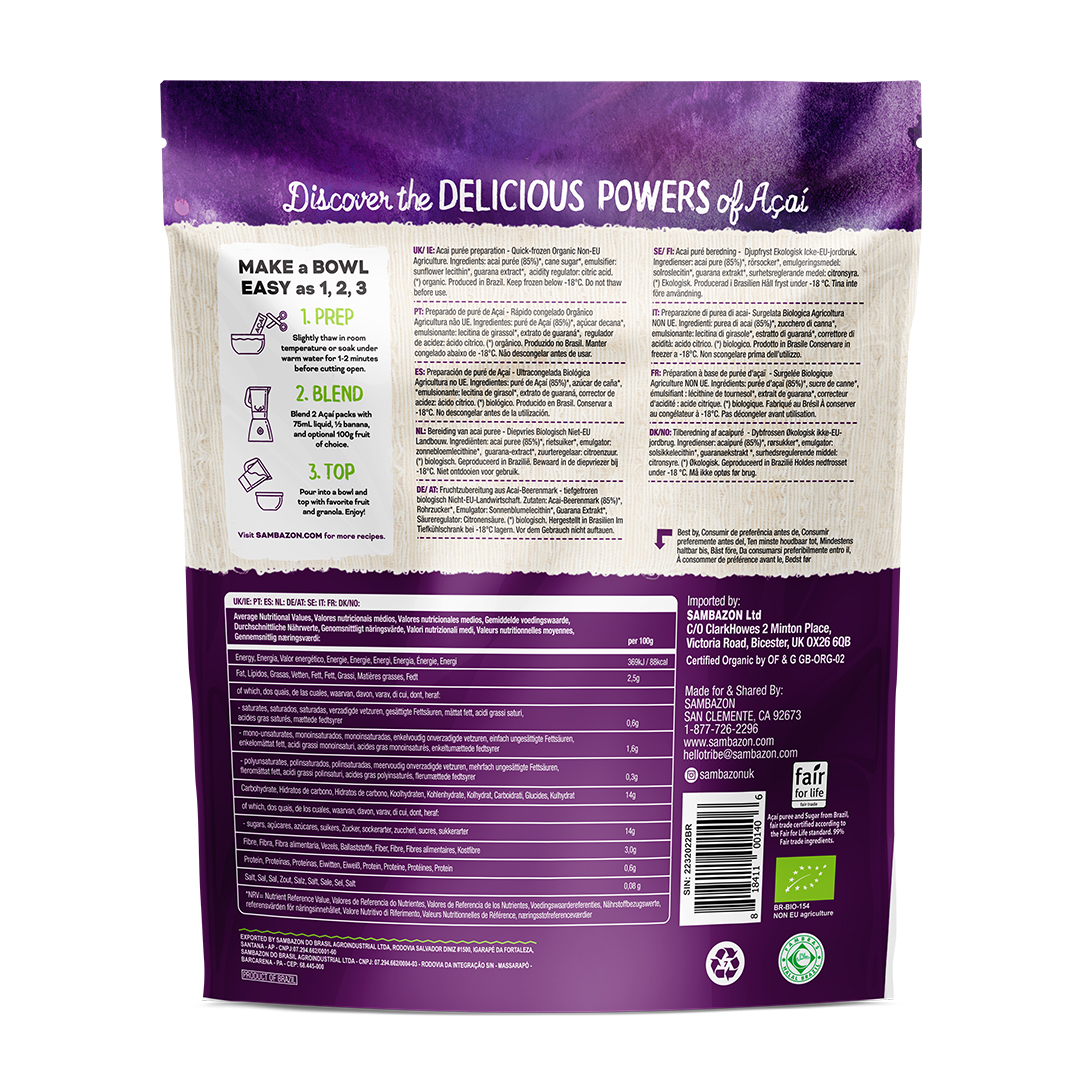 Acai blend outlet packets