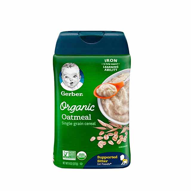 Gerber Organic Oatmeal Cereal 227 g