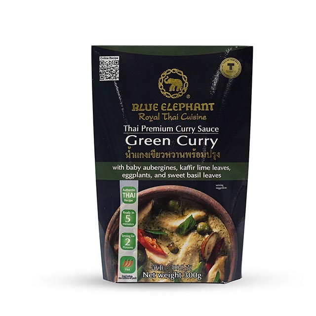Blue Elephant Thai Premium Green Curry Sauce 300 g