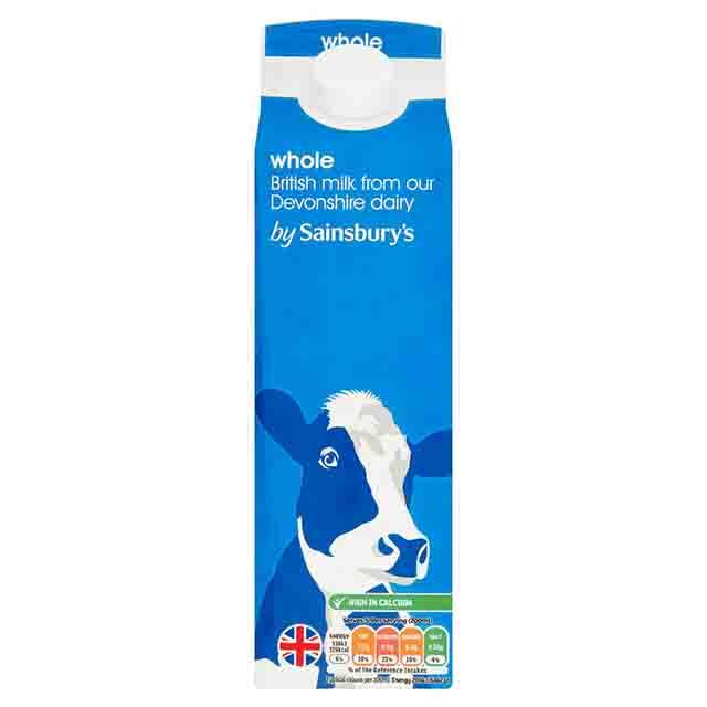 Sainsbury's Full Cream Milk