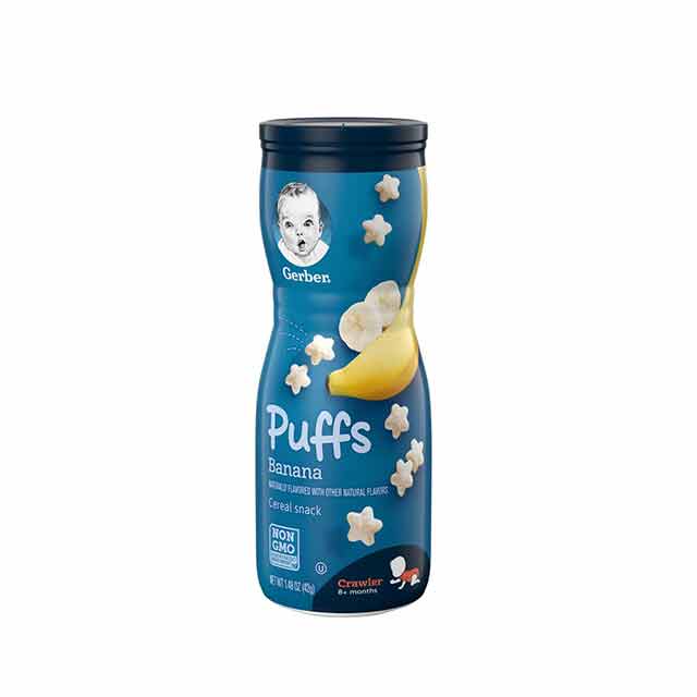Gerber Puffs Cereal Snack Banana 42 g
