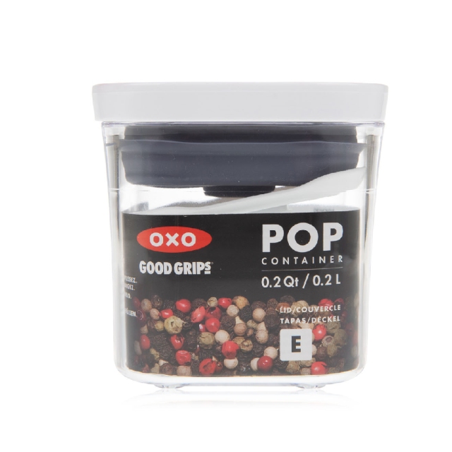 OXO SteeL POP Container | Mini Square Mini 0.2-Quart