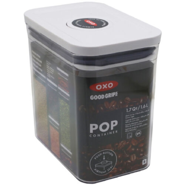 POP Container - Rectangle Short (1.7 Qt.) & POP Container - Big Square  Short (2.8 Qt.) Bundle