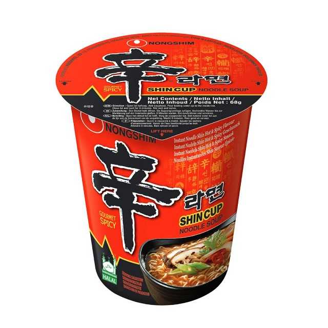 Nongshim Shin Cup Noodle Soup 68 g