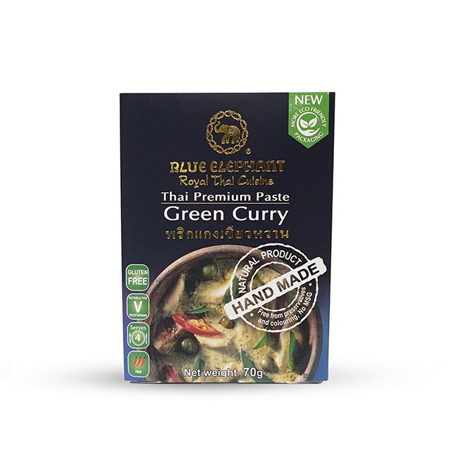 Blue Elephant Thai Premium Green Curry Paste 70 g