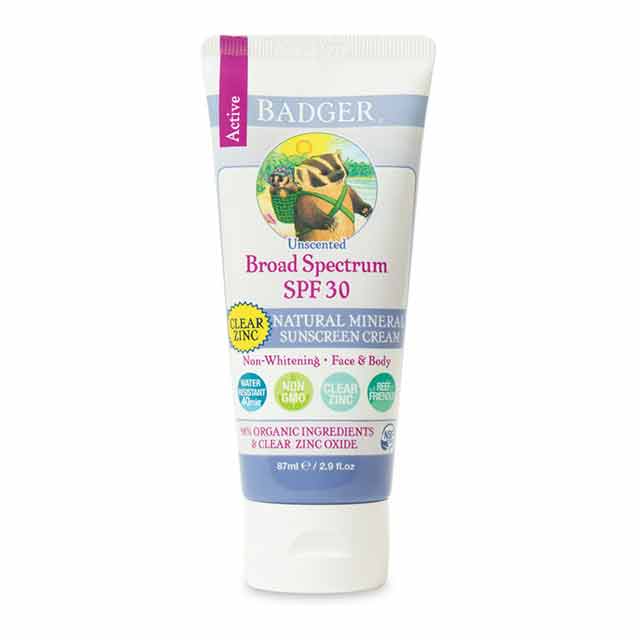 badger sunscreen clear zinc