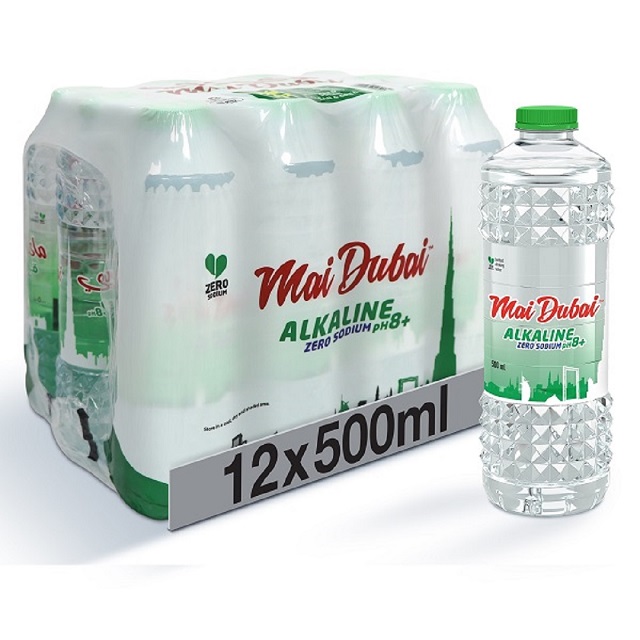 Mai Dubai Alkaline Zero Sodium Drinking Water 12 x 500 ml