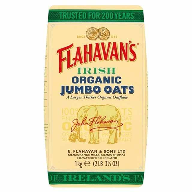 Flahavan's Organic Jumbo Oats 1 kg