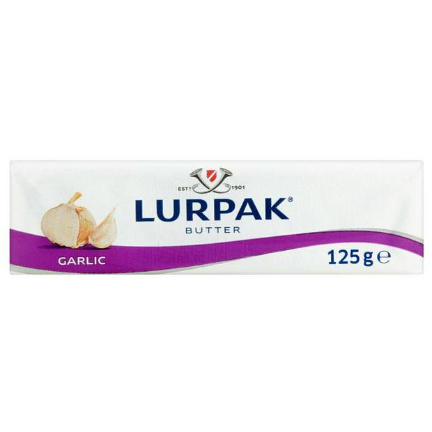Lurpak Butter Garlic Block 125 g