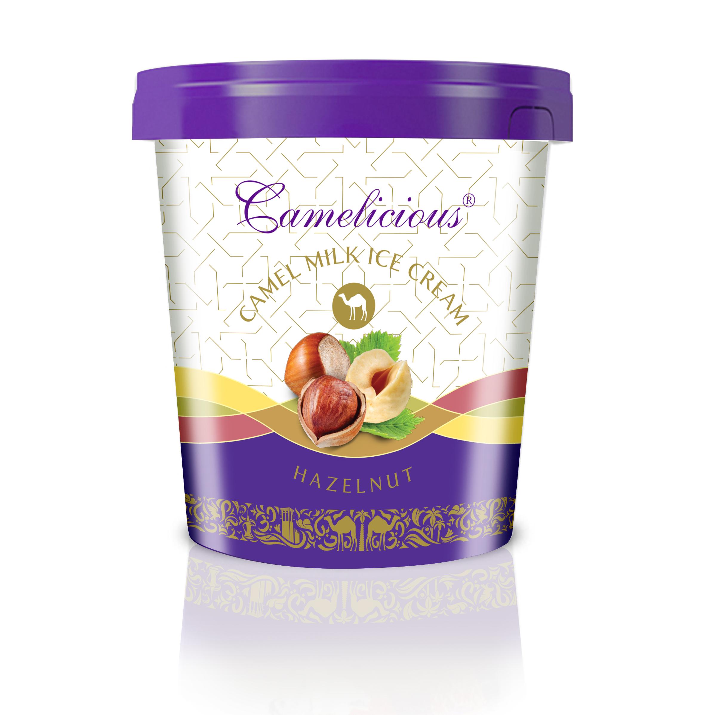 Camelicious Hazelnut Camel Milk Ice Cream 125 ml
