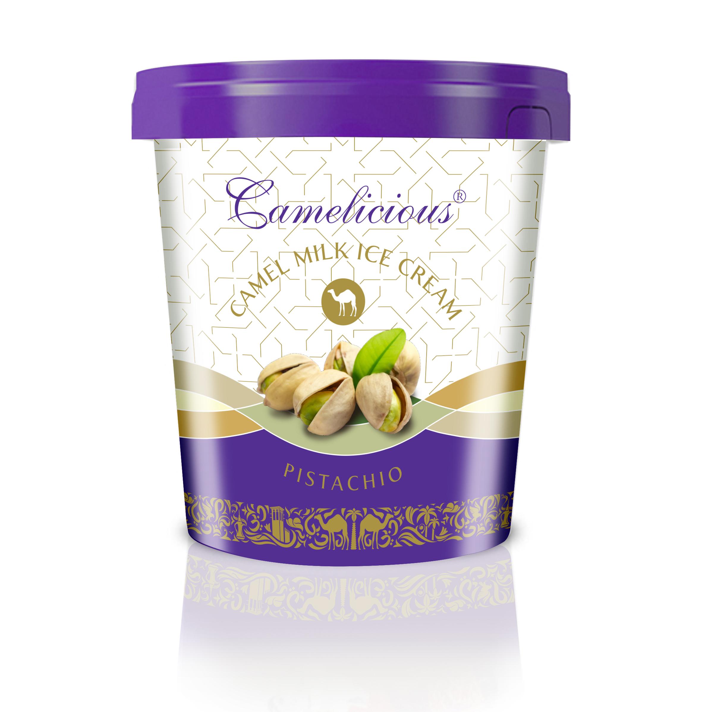 Camelicious Pistachio Camel Milk Ice Cream 125 ml