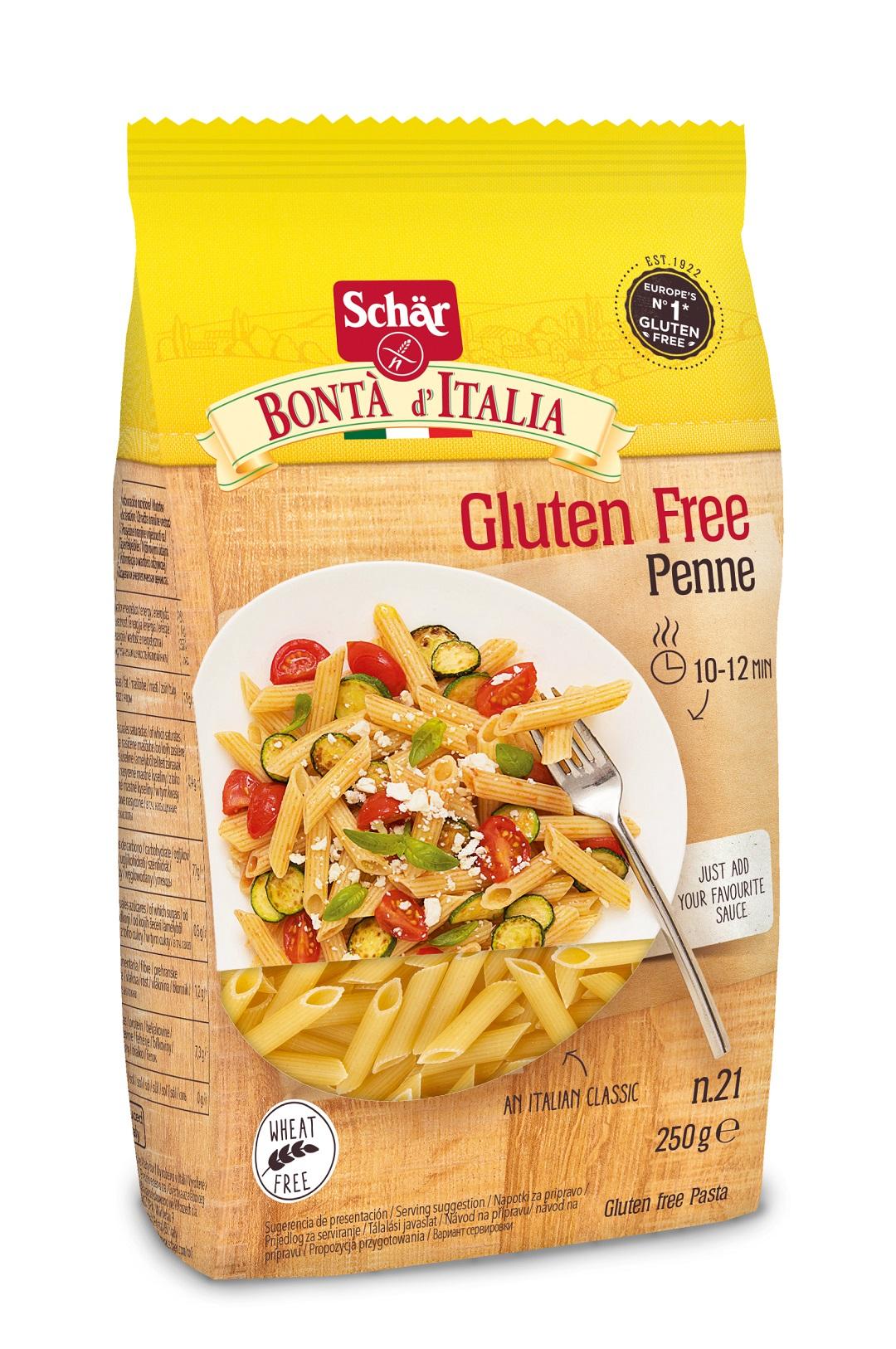 Schar Penne Pasta No. 21 Gluten Free 250 g