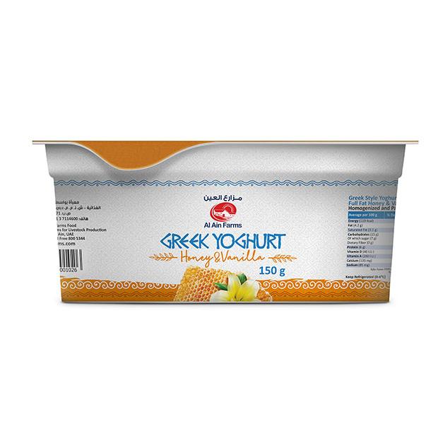Al Ain Greek Yoghurt, Plain - 150g, UAE