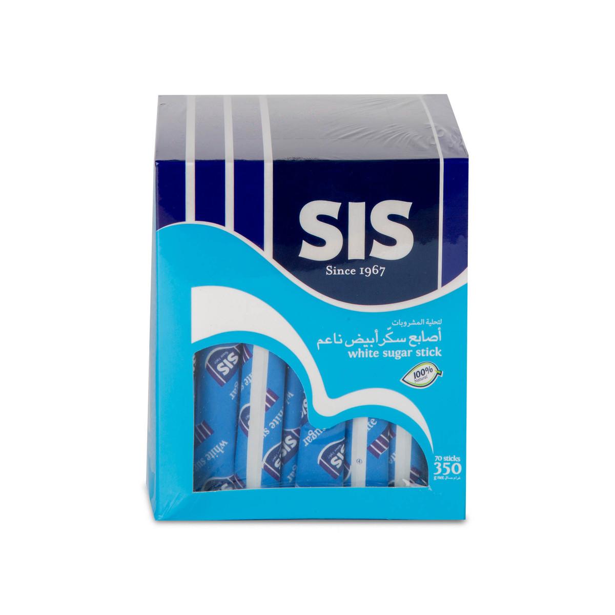 SIS White Sugar Sticks 70pcs 350 g